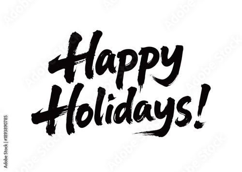Happy Holidays! Handwriting
