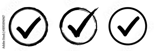 Grunge circle ticks shape design element