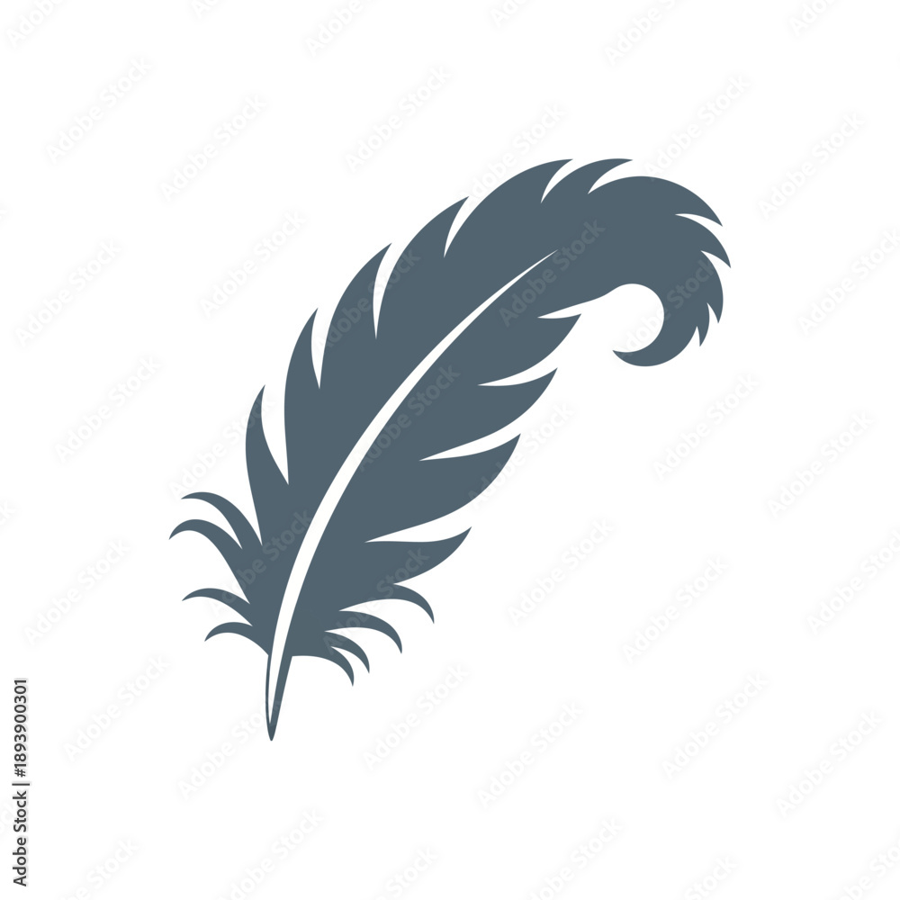Obraz premium Elegant Feather Illustration