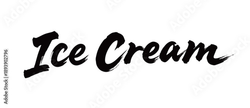 Ice Cream Handwriting
