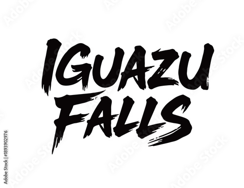 IGUAZU FALLS Handwriting
