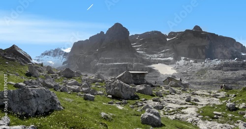 Tuckett Dolomites fantastic summer panorama