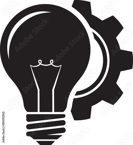 Innovation and technology isolated on transparent background