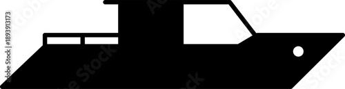 Ship or boat icon. Water transport vessels travel symbol.