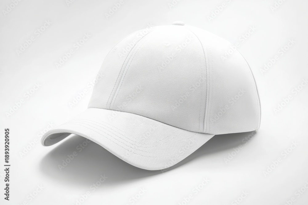 Fototapeta premium Customizable blank baseball cap mock up for design projects and creative ideas