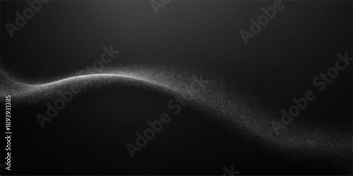 An abstract black and white background featuring a glowing galaxy texture with rays of light illuminating a dark planet sphere and smoke backdrops across the star-filled universe
