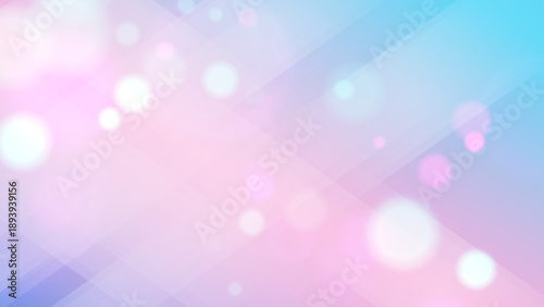Soft spring bokeh background with abstract diagonal light and circles.
