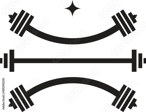 World hearth Day Single Icon Vector Dumble Heart Illustration