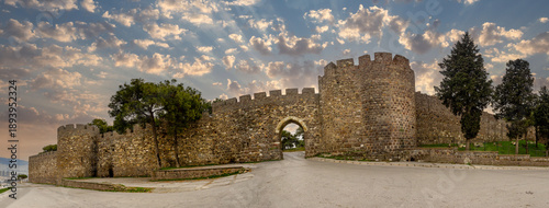 Obraz na plátně View of Kadifekale Castle in Izmir, Türkiye.