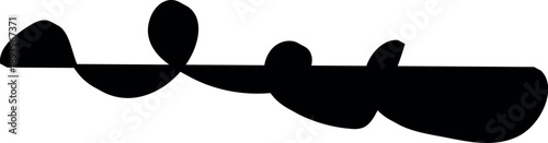 Blob shape organic, vector illustration. Collection from abstract forms for design and paint. Liquid silhouette drop in modern style. Basic stains isolated elements on white background