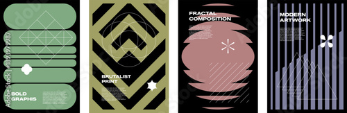 Primitive avantgarde form with black mosaic distortion and flat retrofuturism aesthetic. Minimalist brutalist artwork with geometric particle rhythm and unusual futuristic ornament.