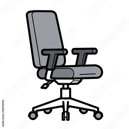 Modern Ergonomic Office Chair with Adjustable Height and Lumbar Support for Comfortable Workspaces