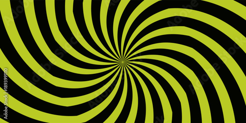 yellow and white background Hypnotic yellow and white spiral pattern