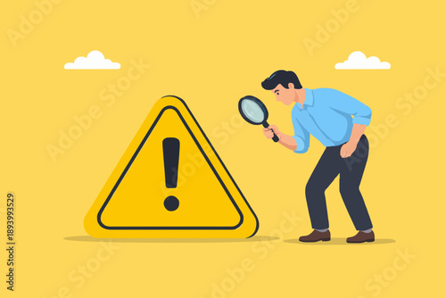 Warning Sign and Person