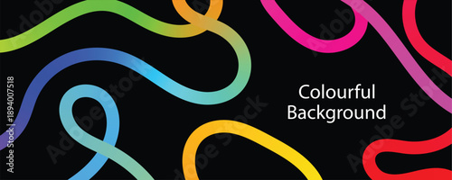 colorfull wavy line.Abstract Gradient Color Line   colorfull gradient line colorfull abstract gradients line gradient wavy line abstract line Waves Pattern. Vector Rainbow Ribbon.  