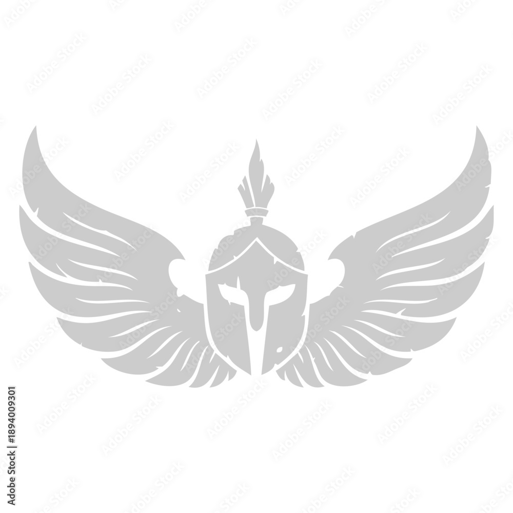 Obraz premium Winged Warrior Emblem