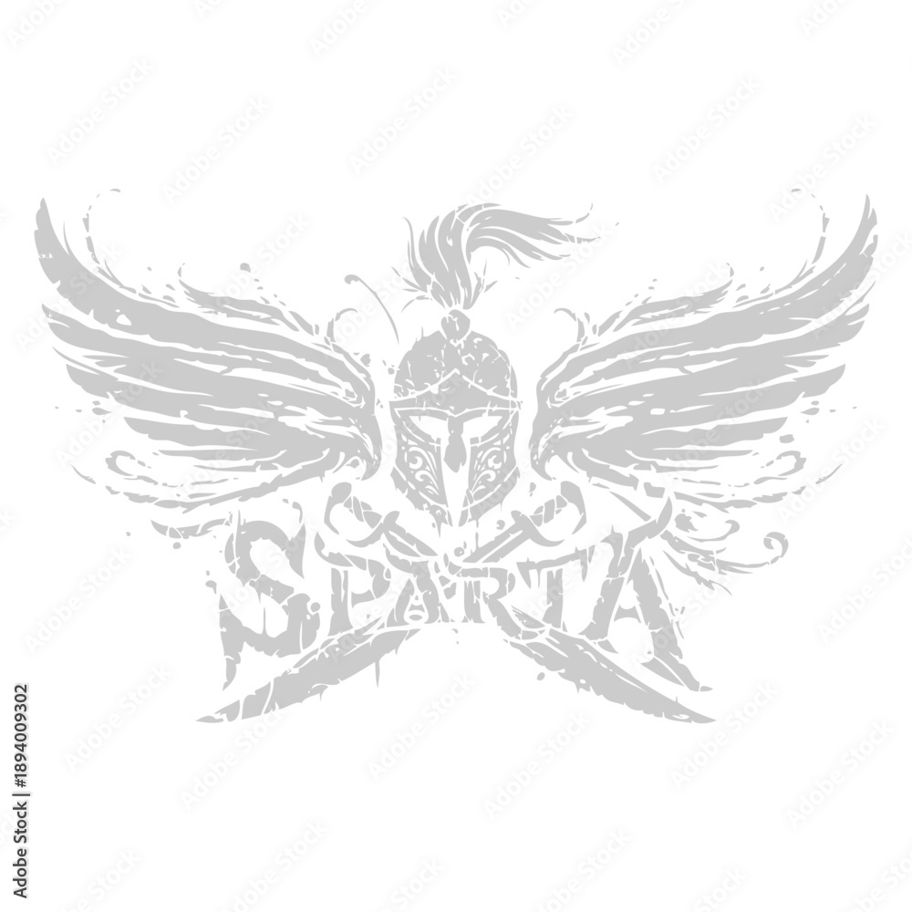 Obraz premium Sparta Warrior Emblem