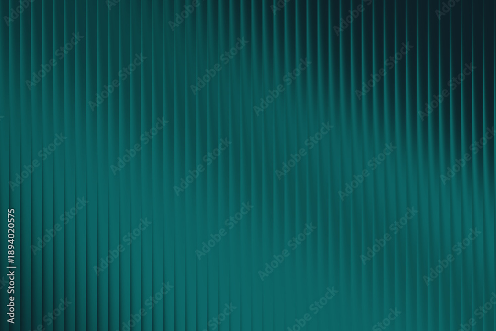 Obraz premium Abstract background with vertical wave lines creating a dynamic teal and dark gradient