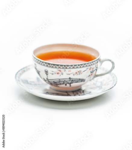 Heißgetränk Schwarztee in einer Teetasse