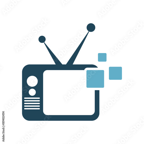 Modern smart tv icon