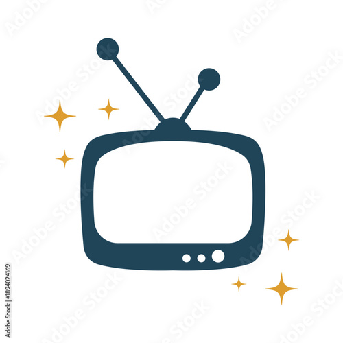 Modern smart tv icon