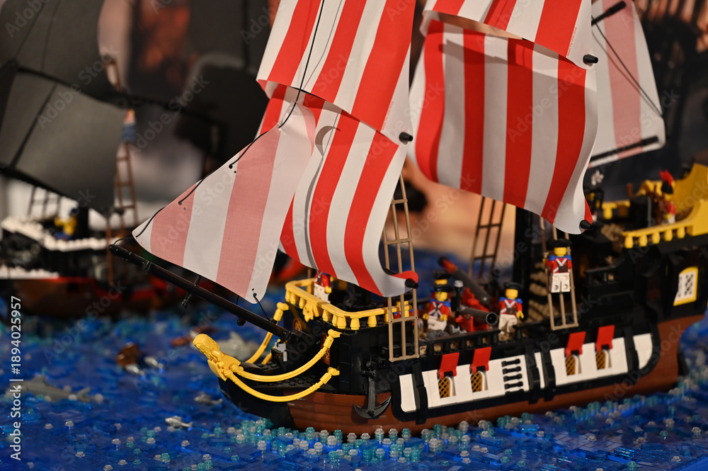 Fototapeta premium LEGO ship