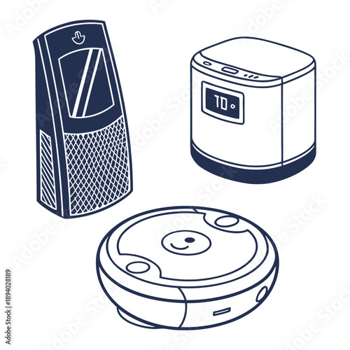 Modern home appliances for convenience