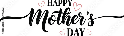 Happy mother's day greeting card design