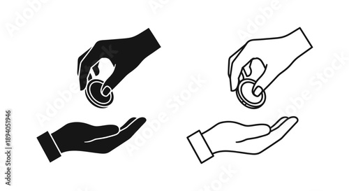Handshake business agreement teamwork concept Vector