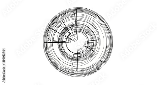 Renewable Energy Power Plant Illustration Representing Sustainable Industrial Technology
