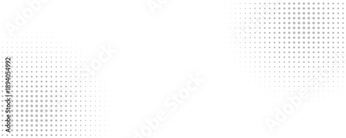 Halftone gradient. Dotted gradient, smooth dots spraying and halftones dot background seamless horizontal geometric pattern vector template set. modern vector ilustration
