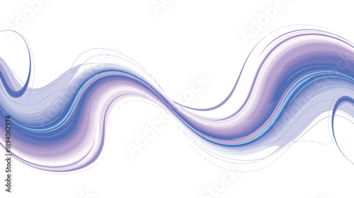 Dynamic abstract, illustration featuring blue and purple flowing lines, ideal for modern graphic design, digital compositions, web backgrounds, presentations, and creative artwork.