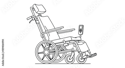 Vintage cannon with mechanical phone aiming system and large spoked wheels in detailed metallic illustration