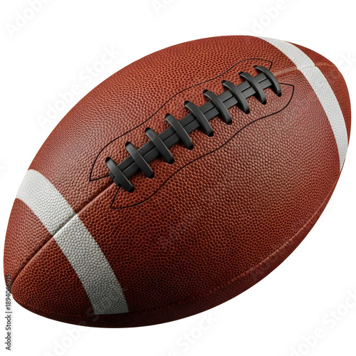 American Football Isolated on Transparent Background PNG