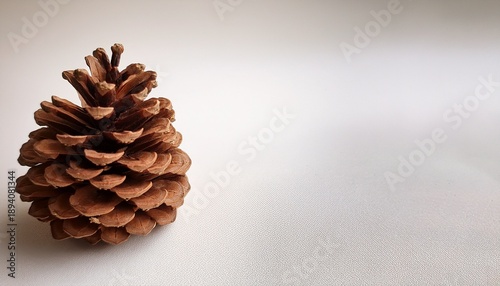 Pine Cones On White Background Winter Gift Card Iphone Wallpaper