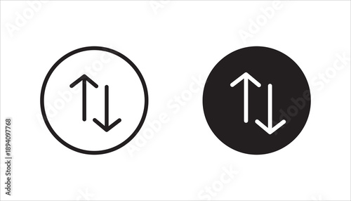 sort icon set,  vector for any purposes on white background