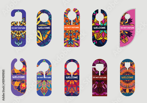 Decorative Floral Room Door Hanger Design