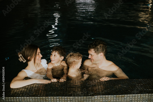 Family enjoys time together...