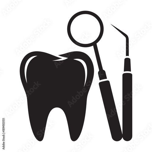 tooth and dental tools