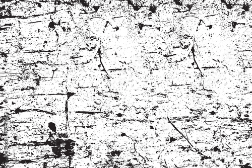 Black and White Distressed Grunge Wall Texture Background