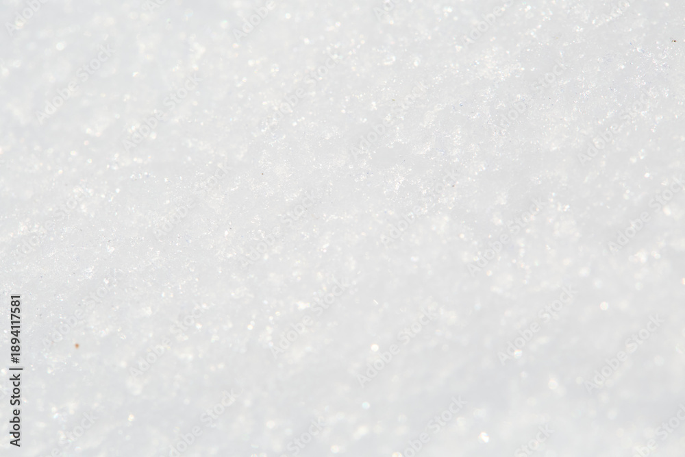 Fototapeta premium Snow up close