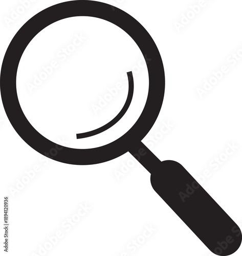 Magnifying glass icon for search and investigation