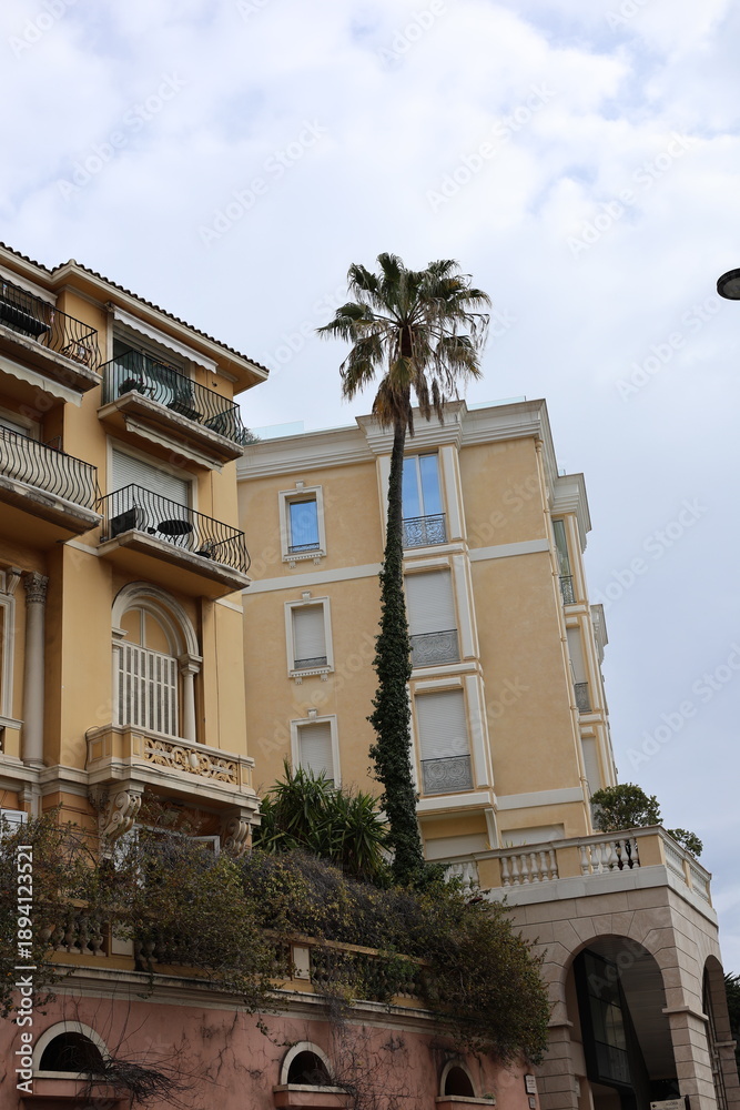 Fototapeta premium Monaco city view, landmarks buildings