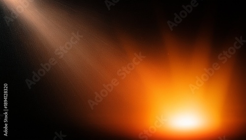Black And Orange Vintage Film Light Leaks Overlay Background
