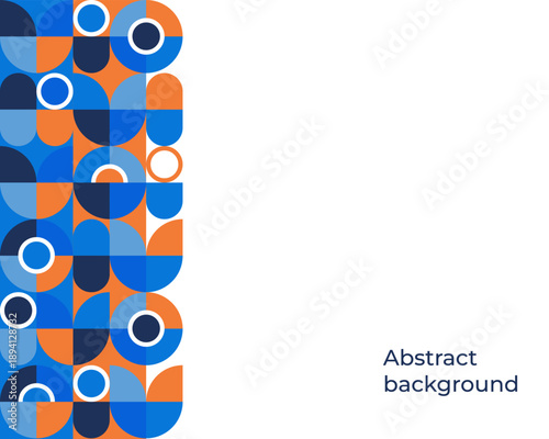 Vector graphics, abstract background in trend colors for presentation, banner, inscription