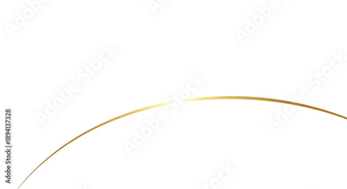 Glowing arc isolated on transparent background