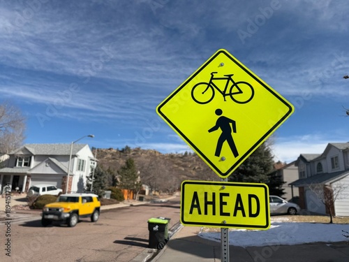 Pedestrian Crossing Crosswalk Sign