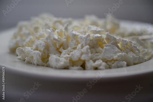 Cottage cheese. Cheese. Healthy food. Food for children. Breakfast. Cheese plate.