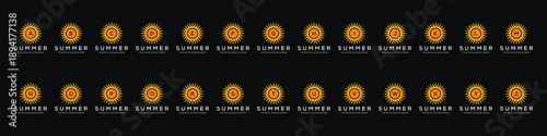 Collection of initial letter A to Z  logo design, Sunny Sun Sunrise Spring Morning nature graphic icon