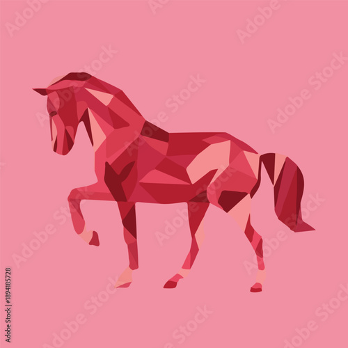 Horse vactor colourfull design 